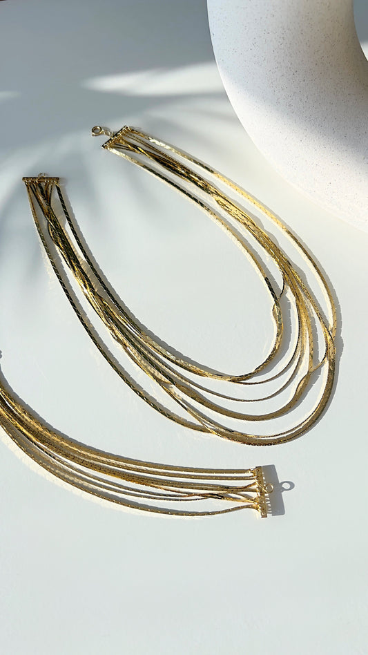 Multi strand gold plated set